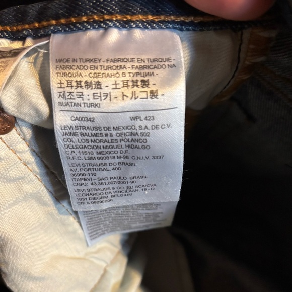 Levis 501 w25 L28 Levi’s 501 dark blue raw blue 80s USA straight leg - Picture 9 of 11